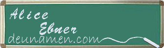 Alice Ebner Visitenkarte
